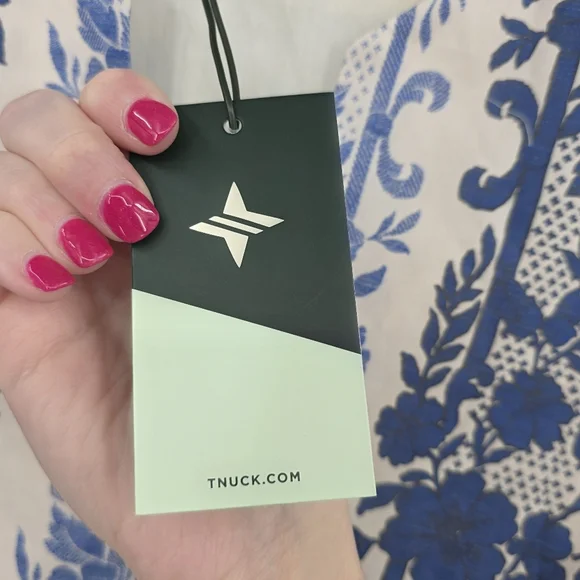 New Tuckernuck Bondi Blues Cotton Voile Izzie Dress Size XXL - Picture 5 of 9